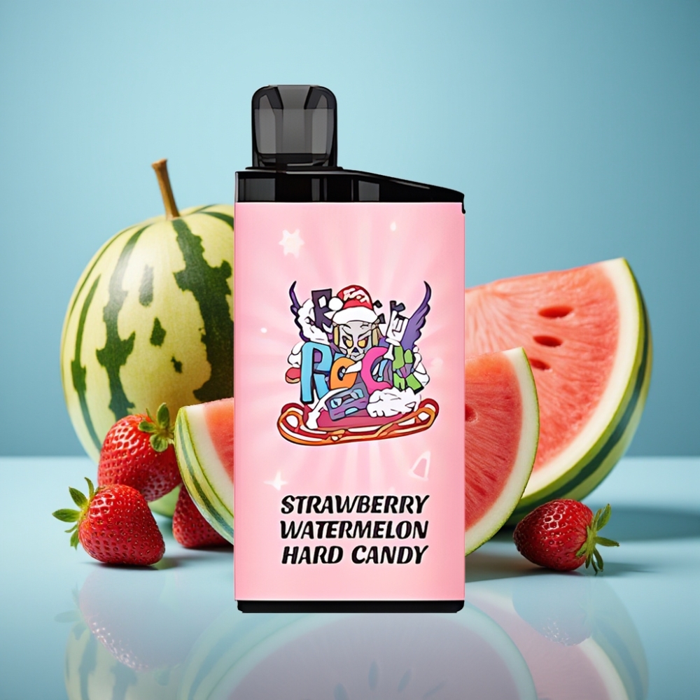 IGET Bar 3500 Puffs Jednorázová E-cigareta Jahoda Vodný Melón Tvrdý Cukrík 1400 mAh