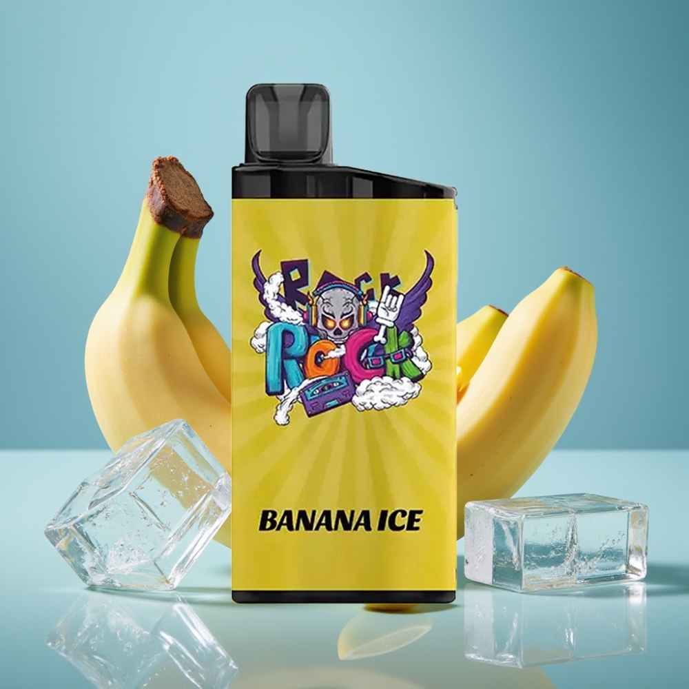 IGET Bar 3500 Puffs Jednorázová Vape Banánový ľad s 1400 mAh batériou