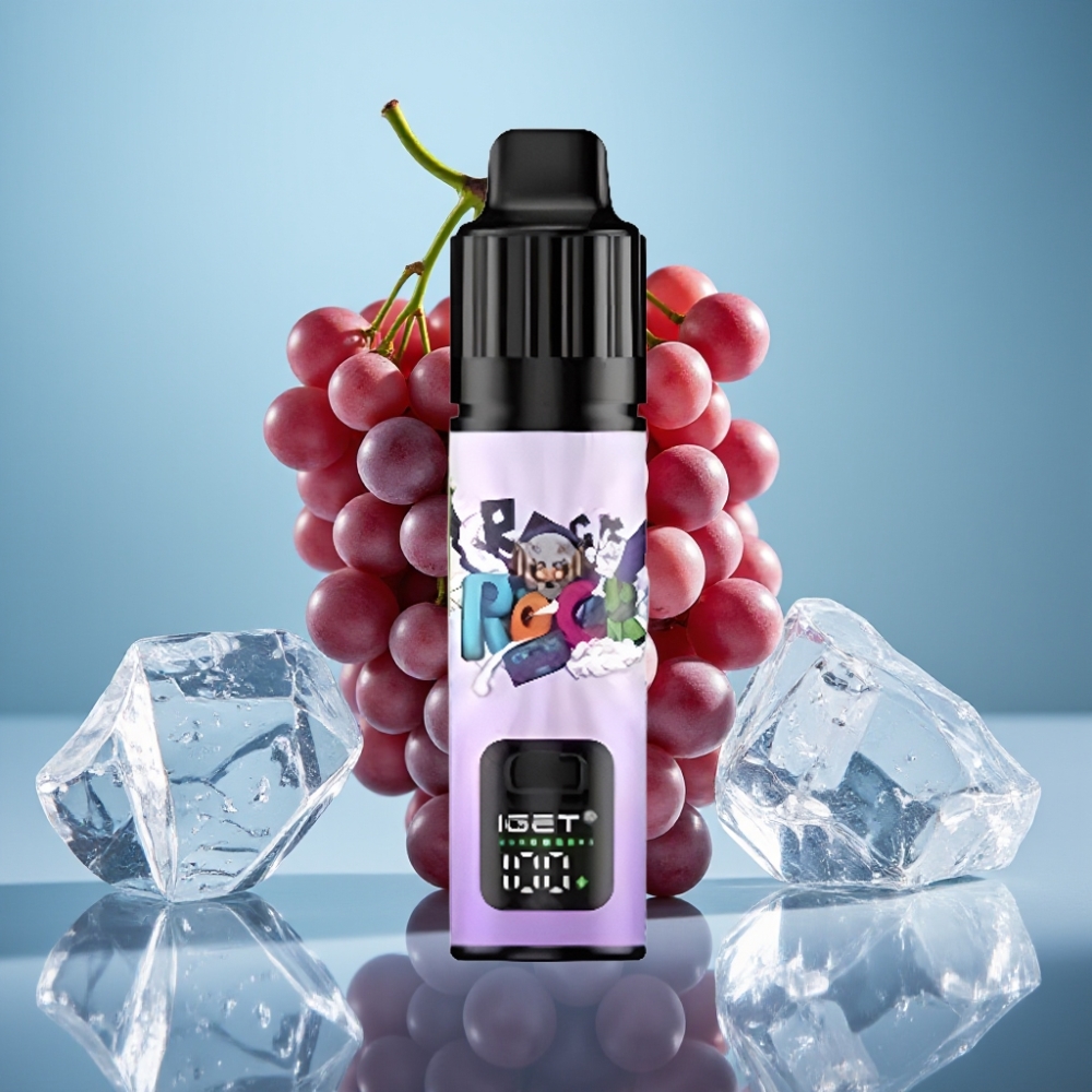 IGET BAR PLUS S3 POD 10000 Fúkací Vape Hroznový Ľad 18 ml/5%