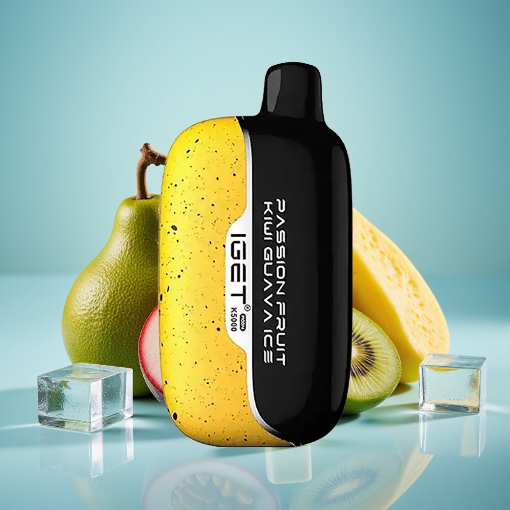 IGET Moon K5000 Puffs Dispožable Vape Maracuja Kivi Guava Ľadová 5000 Puffov
