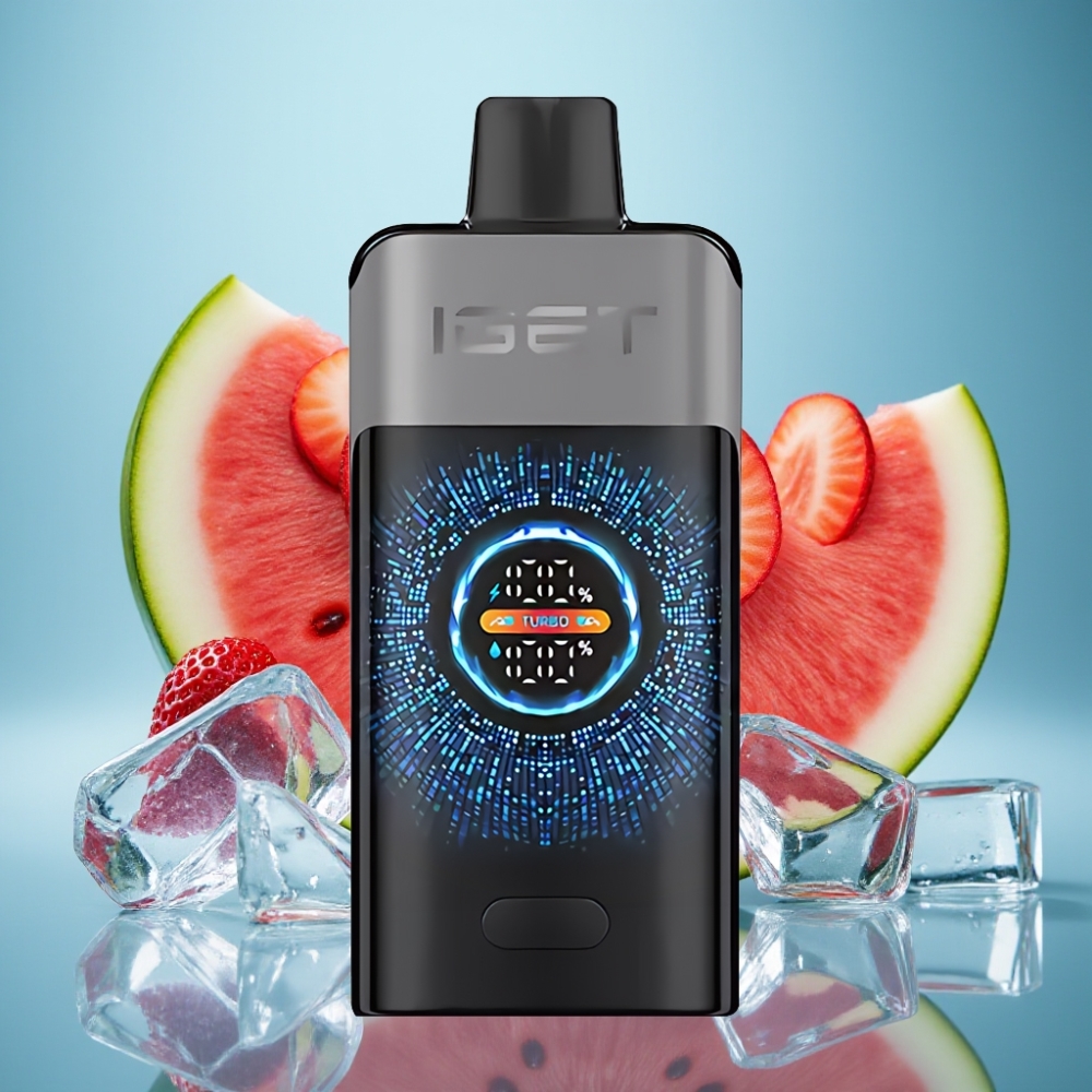 IGET ONE 12000 Puffs Jednorázová E‑cigareta Jahoda-Melón-Ice 2700 mAh