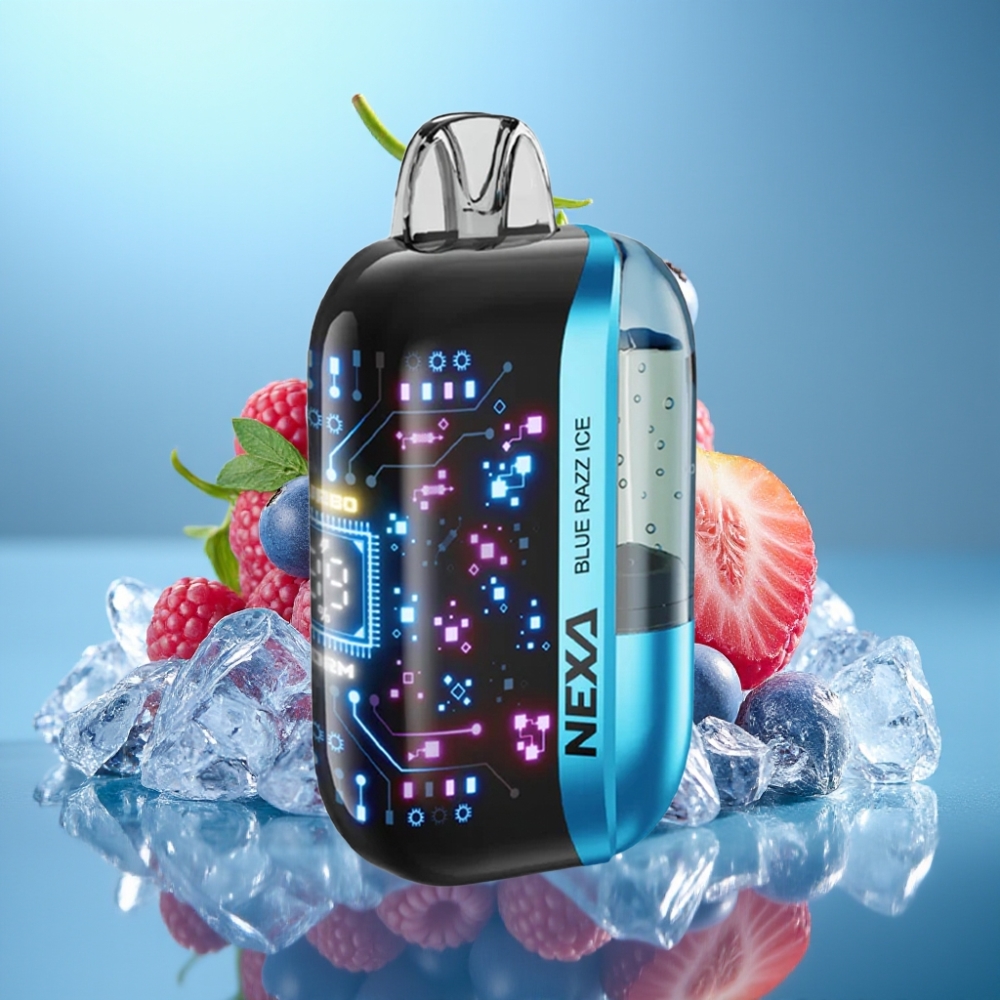 NEXA Ultra 50K Jednorazové Vape Modrá Malina Ľadová 20ml/800mAh NEXA Ultra 50000 Puffs Jednorazové Vape Modrá Malina Ľadová Typ-C