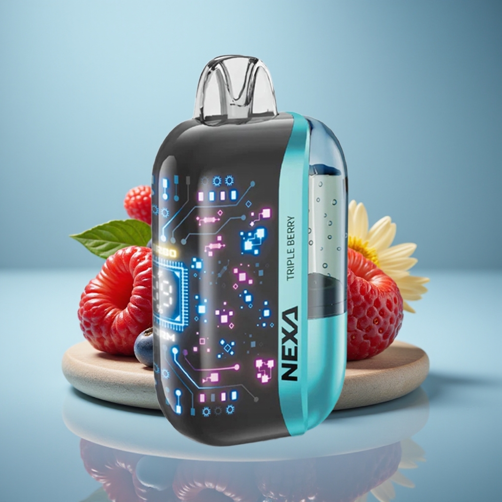 NEXA Ultra 50K Jednorazové Vape Trojité Bobule, 20ml, 5% Nikotín