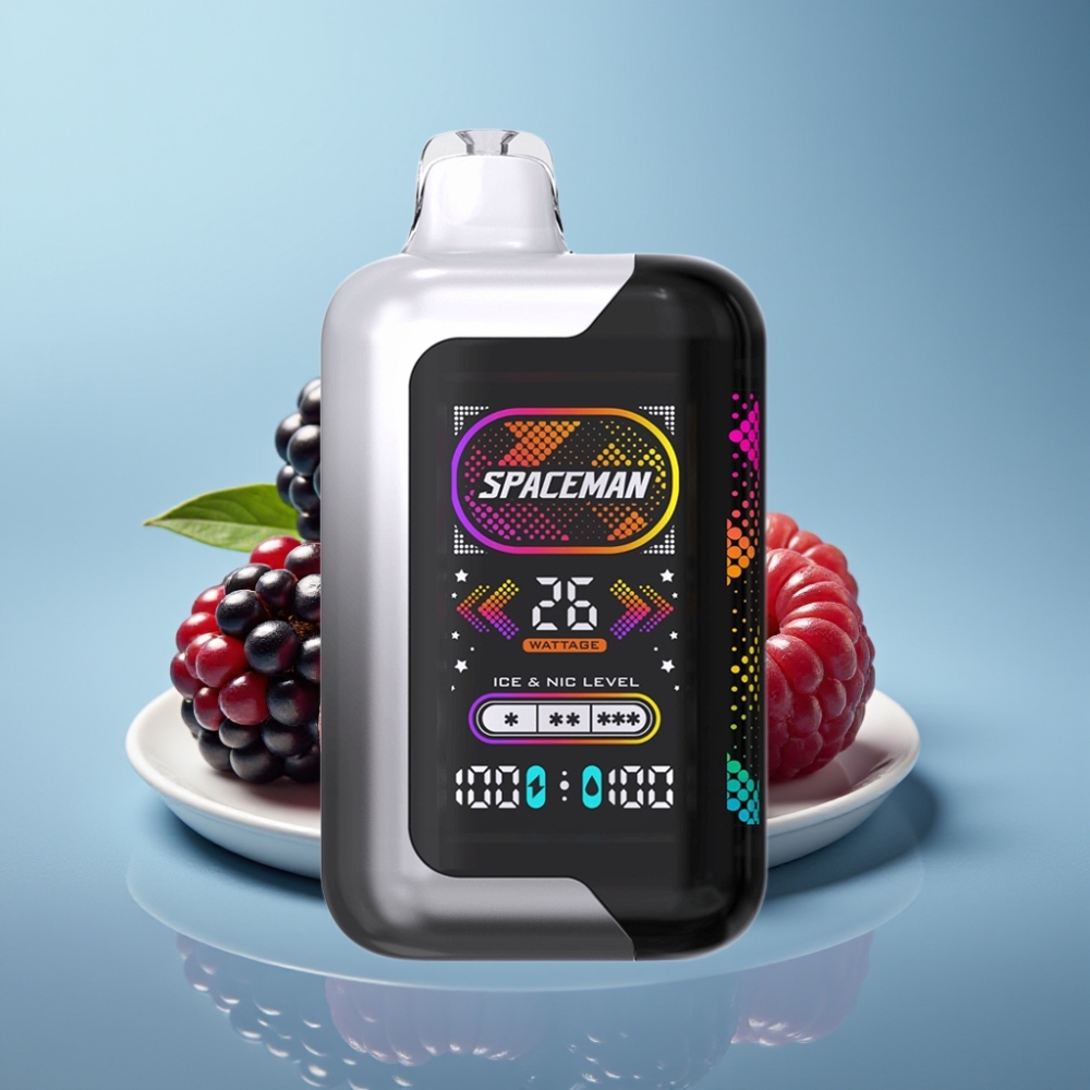 SMOK SPACEMAN SP40000 Jednorázová Vape Čučoriedka Malina a SP40000 Zero Nikotín s 20ml a 1000mAh batériou