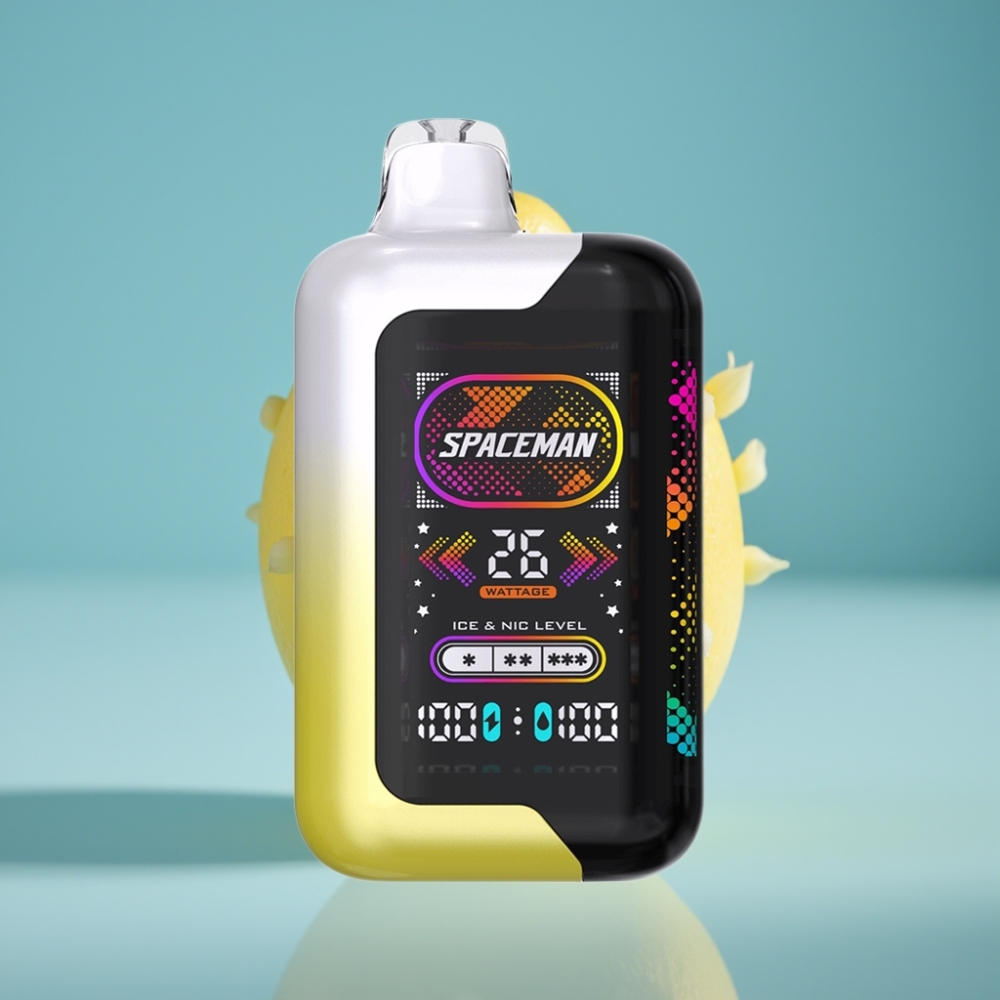 SMOK SPACEMAN SP40000 Jednorazové Citrónová Príchuť a SP40000 Zero Nikotín s 20ml a 1000mAh batériou