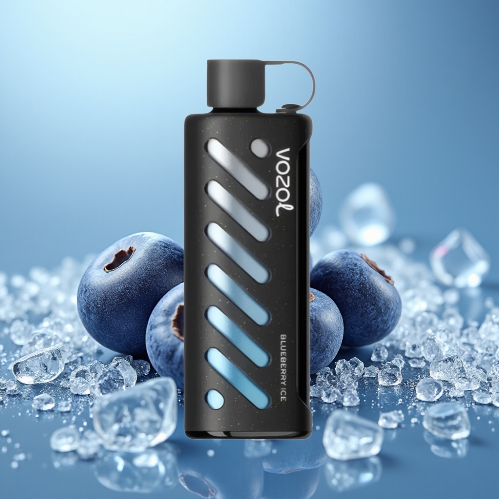 VOZOL Gear Shisha 25000 Puffs Jednorazové Vape Čučoriedkový ľad a 30 príchutí